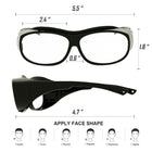 Uv400 Anti-Fog Transparent Goggles