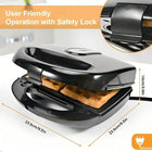Breakfast Maker For Waffles, Sandwiches And Toast
