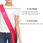 Customized Satin Sash For Birthday/Wedding/Pageant
