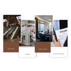 Portable Aluminum Alloy Vertical Retractable Roll Up Banner Stand