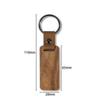 Laser Engravable Wood Key Pendant