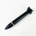 Plastic Rocket Shape Gel Rollerball Pen With Top Light