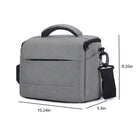 Portable Gray Camera Bag Handheld Shoulder Carry Case