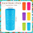24Oz Halloween Face Plastic Tiki Cups