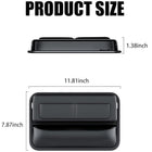 Premium Leather Car Seat Gap Filler Organizer