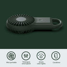 Mini Portable USB Rechargeable Handheld Pocket Fan with Clip