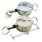 Retractable Zinc Alloy Key Chain