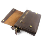 Vintage Crazy Horse Cowhide Crossbody Bag
