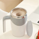 13 Oz Stainless Steel Magnetic Rotating Coffee Mug