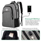 Travel Laptop Backpack Usb Charging Port Water Resistant Bag