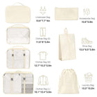 7 Set Waterproof Travel Storage Bags