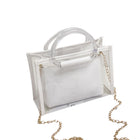 Clear Crossbody Bag with Removable Tote Bag