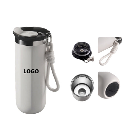 Stainless Steel Clamshell Coffee Cup