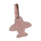 Airplane Shape PU Leather Luggage Tag