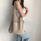 Chic Retro Crochet Beach Bag - Handwoven