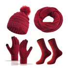 Wool Hat, Scarf, Gloves And Socks