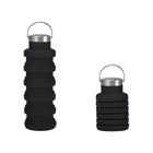 16Oz./6Oz. Collapsible Silicone Water Bottles With Handle