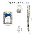 Lanyard Retractable Badge Reel With ID Card Holder