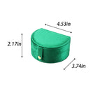 D-Shaped Velvet Jewelry Box