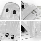 Halloween Ghost Pattern Clear Backpack