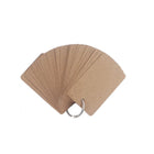 50 Sheets Notecards With Binder Ring