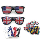 Patriotic Pinhole Sticker Sunglasses