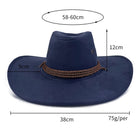 Suede Travel Cowboy Hat