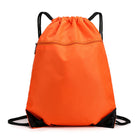 Waterproof Drawstring Backpack with Zipper Pocket