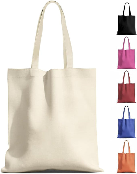 12oz 100% Cotton Full-Color Canvas Tote Bag(16"×14")