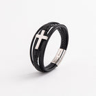 Stainless Steel Bracelet Cross Woven Bracelet