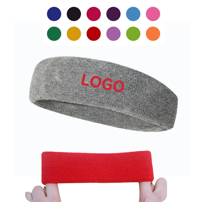 Cotton Headband W/Direct Embroidery