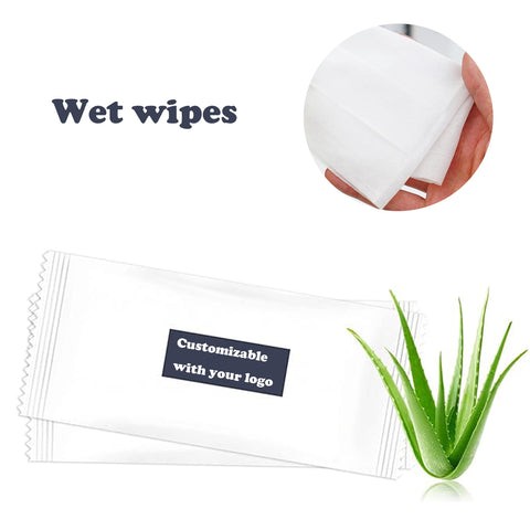 Hand Towels And Wet Napkins Are Individually Packaged