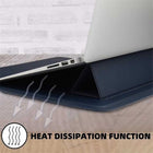PU Leather Laptop Sleeve with Stand Function