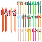 Christmas Cartoon PVC Soft Rubber Ballpoint Pen