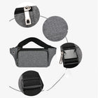 Waterproof Oxford Waist Bag: Side Headphone Port & Durable