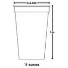 16oz Stadium Plastic Color Sensitive Cup