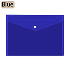 A4 Snap Button File Bag - Transparent