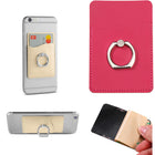 Pu Leather Smart Phone Wallet With Ring Stand