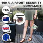 EVA Reusable TSA Approved Security Clear Toiletry Travel Bag