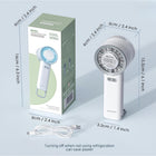 Cooling Handheld Fan With Ice Rubbing Pad
