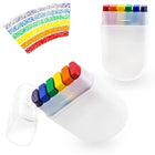 6 Color Fan Brush Pride Rainbow Face Paint Stick