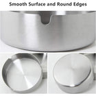 Stainless Steel Ashtray w/3 Grooves