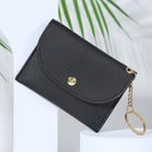 Pu Card Holder Wallet With Keyring