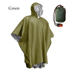 Emergency Poncho and Mylar Blanket Liner
