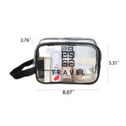 PVC Clear Travel Toiletry Makeup Bag
