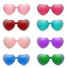 Solid Color Heart Shaped Sunglasses
