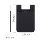 Silicone With 3M Adhesive Stick-on Cell Phone Wallet