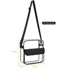 Colorful Clear Pvc Crossbody Bag