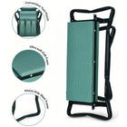 Foldable Garden Kneeler and Seat witth Tool Pouch