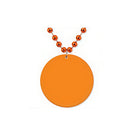 Mardi Gras Beads With 2.5" Medallion